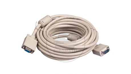Kabel przedłużający SVGA Typ DSUB15/DSUB15, M/Ż beżowy 10m AK-310203-100-E