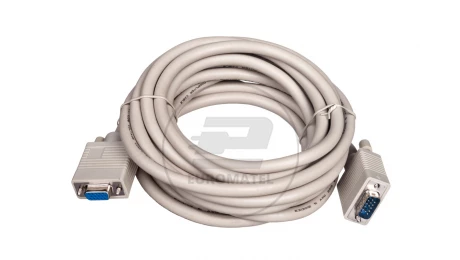 Kabel przedłużający SVGA Typ DSUB15/DSUB15, M/Ż beżowy 5m AK-310203-050-E