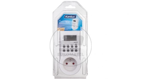 Programator czasowy elektroniczny (gniazdo) 16A 2P+Z tygodniowy/dobowy CYBER TM-6 1016