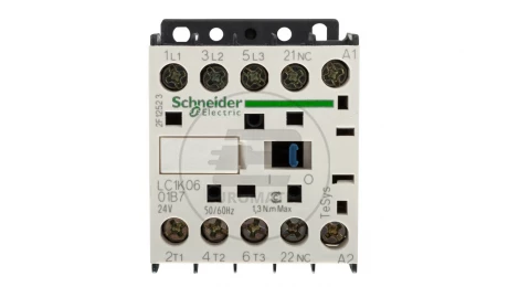 Stycznik mocy 6A 3P 24V AC 0Z 1R LC1K0601B7