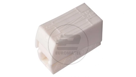 Szybkozłączka 2x0,5-2,5mm2 biały PC302-CL 89007006 /100szt./