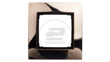 Simon 54 Premium Ramka pojedyncza metalowa złoto DR1/66