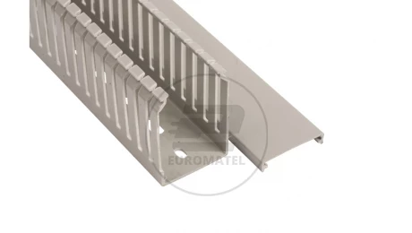 Korytko grzebieniowe 40x60x2000mm jasnoszare E54