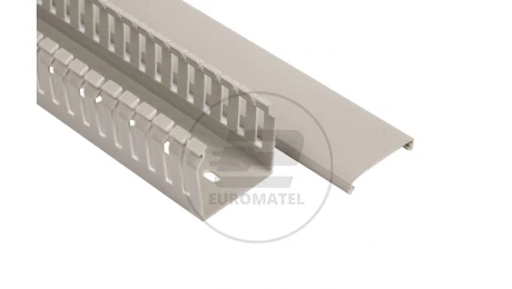 Korytko grzebieniowe 40x40x2000mm jasnoszare E84