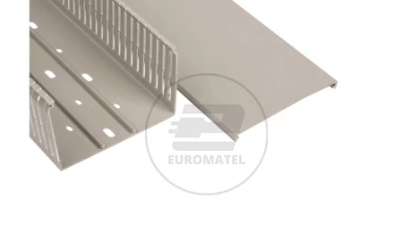 Korytko grzebieniowe 120x80x2000mm jasnoszare E324