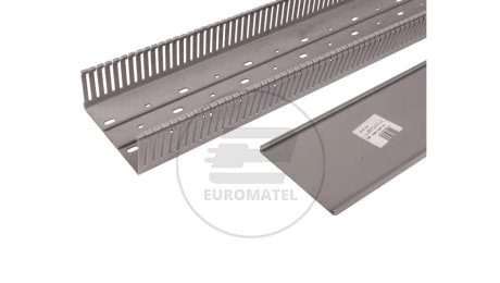 Korytko grzebieniowe 120x60x2000mm jasnoszare E104