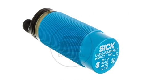 Czujnik pojemnościowy 4-25mm 10-36V DC PNP 4-pin M12 IP67 CM30-25NPP-KC1 6020477