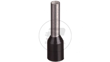 Końcówka tulejkowa izolowana TI 1,5mm2/8mm czarna cynowana TI1,5L8x500 /500szt./