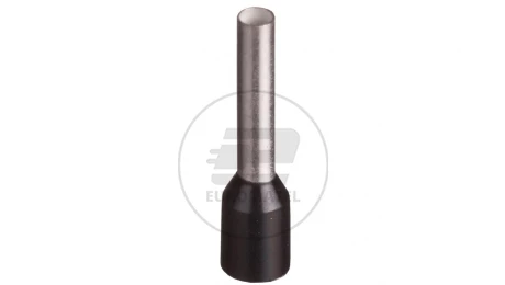 Końcówka tulejkowa izolowana TI 1,5mm2/10mm czarna cynowana TI1,5L10x500 /500szt./