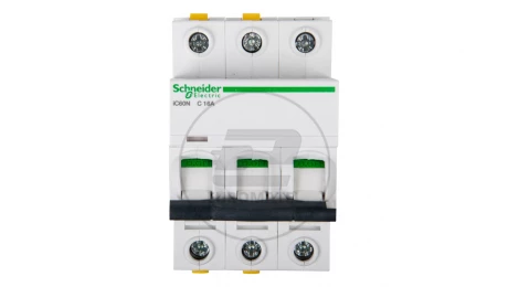 Wyłącznik nadprądowy 3P C 16A 6kA AC iC60N-C16-3 A9F04316