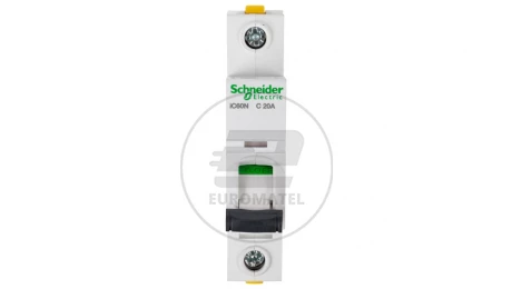Wyłącznik nadprądowy 1P C 20A 6kA AC iC60N-C20 A9F04120