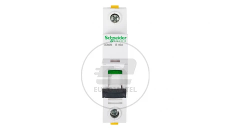 Wyłącznik nadprądowy 1P B 40A 6kA AC iC60N-B40 A9F03140