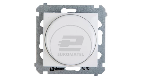 Simon 54 Ściemniacz naciskowo-obrotowy 20-500W biały DS9T.01/11