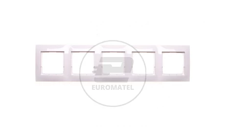 Simon 54 Premium Ramka pięciokrotna biała /do karton-gips/ DRK5/11