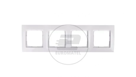 Simon 54 Premium Ramka poczwórna biała /do karton-gips/ DRK4/11