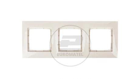 Simon 54 Premium Ramka potrójna kremowa DR3/41