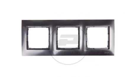 Simon 54 Premium Ramka potrójna antracyt /do karton-gips/ DRK3/48