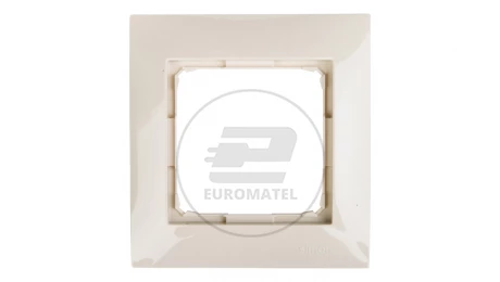 Simon 54 Premium Ramka pojedyncza kremowa DR1/41