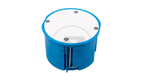 Puszka podtynkowa 70mm regips niebieska z pokrywą PV70 32150203 /12szt./