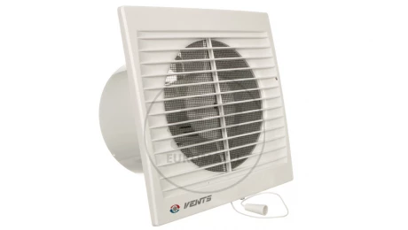 Wentylator domowy fi 125 230V 16W 180m3/h 35dB ścienny z wyłącznikiem sznurkowym (STYL WP) 125SV