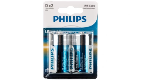 Bateria alkaliczna LR20 / D 1,5V ULTRA ALKALINE LR20E2B/10 /blister 2szt./