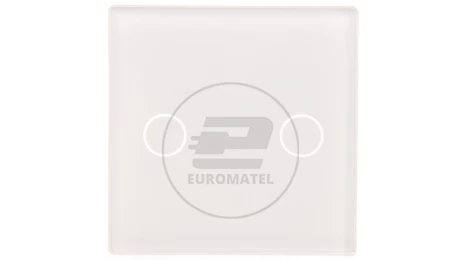 TouchMe Mały panel szklany, łącznik podwójny, biały TM531W