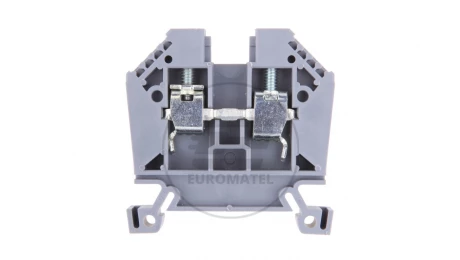 Złączka szynowa 2-przewodowa 10mm2 szara EURO 43402