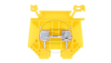 Złączka szynowa 2-przewodowa 6mm2 żółta EURO 6/35 43401N