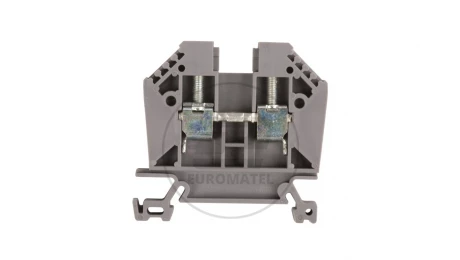 Złączka szynowa 2-przewodowa 6mm2 szara EURO 6/35 43401