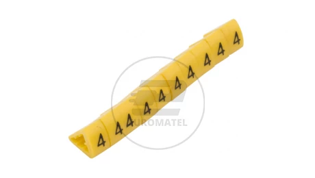 Oznacznik przewodów OZ-2/4 żółty E04ZP-01020400500 /100szt./