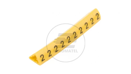 Oznacznik przewodów OZ-2/2 żółty E04ZP-01020400300 /100szt./