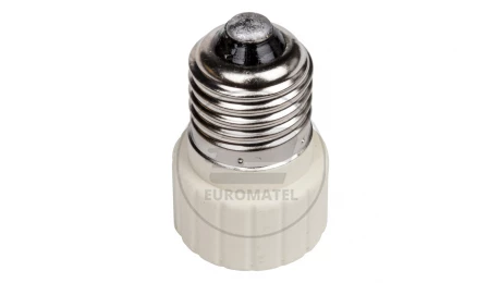 Przejściówka E27 na GU10 ceramiczna HLDR-E27/GU10 08850
