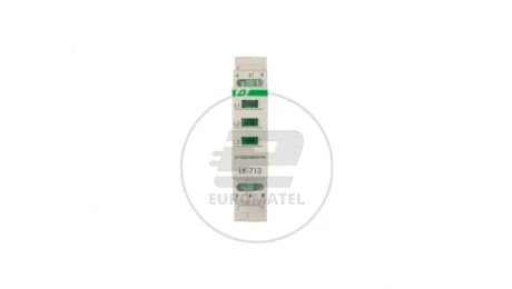 Lampka modułowa 3-fazowa zielona 3x230V+N AC LK-713G