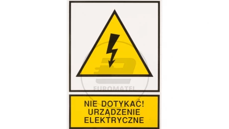 Tabliczka /znak ostrzegawczy/ TZO 148X210S /N.D.U.E./ E04TZ-01011140100 /10szt./