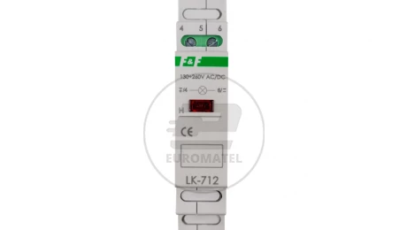 Lampka modułowa czerwona 130-260V AC/DC LK-712R-130-260V