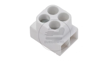 Listwa zaciskowa gwintowa 2-torowa 2.5mm2 biała LTE 2-2.5 25212406