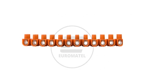 Listwa zaciskowa gwintowa 12-torowa 25mm2 pomarańczowa LTF 12-25 21712008