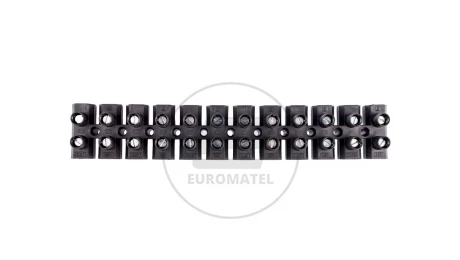 Listwa zaciskowa gwintowa 12-torowa 35mm2 czarna EKL 5E 89150007
