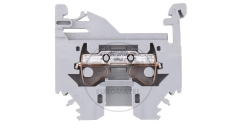 Złączka szynowa 2-przewodowa 4mm2 szara 281-101