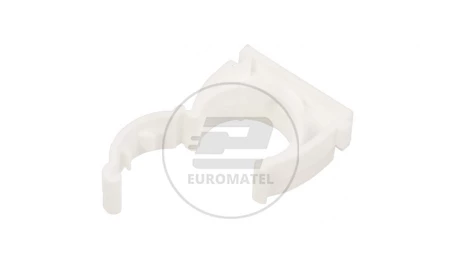Uchwyt zamknięty do rur gładkich UZ 28 biały 68046 /100szt./
