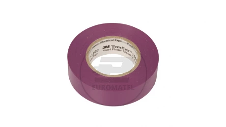 Taśma izolacyjna 19mm x 20m PVC Temflex 1500 fioletowa XE003411859/7000106688