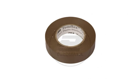 Taśma izolacyjna 19mm x 20m PVC Temflex 1300 brązowa DE272962866/7000062627