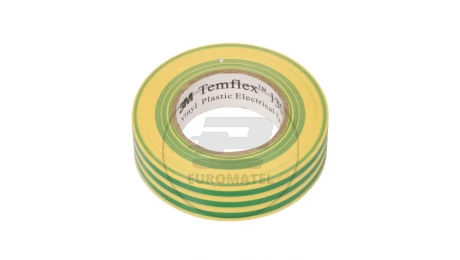 Taśma izolacyjna 19mm x 20m PVC Temflex 1300 zielono-żółta DE272962841/7000062625