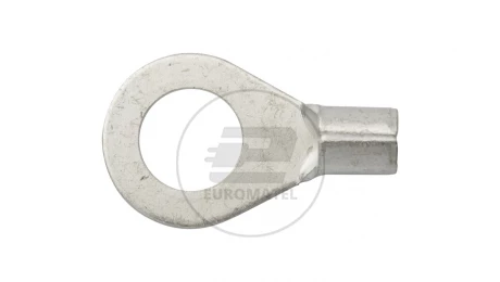 Końcówka oczkowa nieizolowana 10mm2/M10 cynowana KB10F10 (100szt.)
