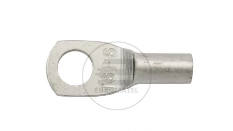 Końcówka oczkowa rurowa 6/M6 miedź cynowana KC6F6 /100szt./