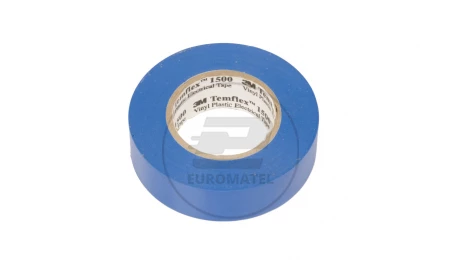 Taśma izolacyjna 19mm x 20m PVC Temflex 1500 niebieska XE003411826/7000106685