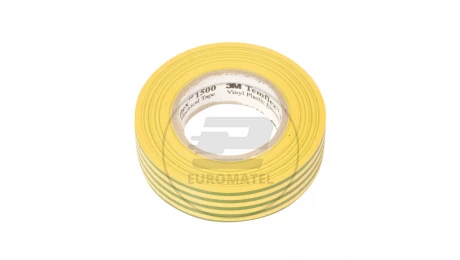 Taśma izolacyjna 19mm x 20m PVC Temflex 1500 zielono-żółta XE003411875/7000106690