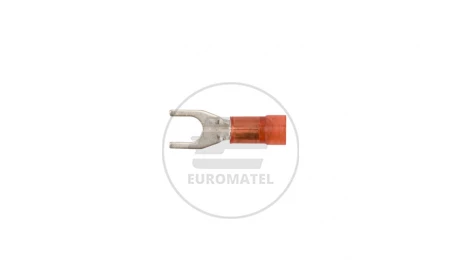 Końcówka widełkowa izolowana KWI 1/4 W PC E09KO-02030200200 /100szt./