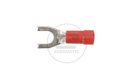 Końcówka widełkowa izolowana KWI 1/4 E09KO-02030101000 /100szt./