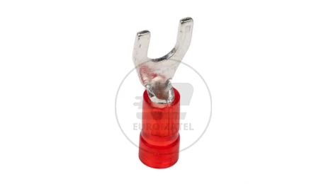 Końcówka widełkowa izolowana KWI 1/4 PC E09KO-02030300400 /100szt./